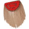 Uitndvyte Metal Chain Tassel Epaulet for Women's and Men's Uniform Decoration view 1
