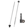 SKIR'CO 4-Pack Painted Self-Drilling Screws 5.5 x 285 mm with EPDM Washers for Sandwich Panels, Hex Head, Anthracite Gray RAL 7016 view 1