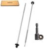 SKIR'CO 4-Pack Painted Self-Drilling Screws 5.5 x 285 mm with EPDM Washers for Sandwich Panels, Hex Head, Anthracite Gray RAL 7016 view 2