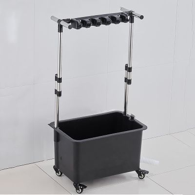 Broom and Mop Holder Utility Rack