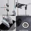 Broom and Mop Holder Utility Rack view 4