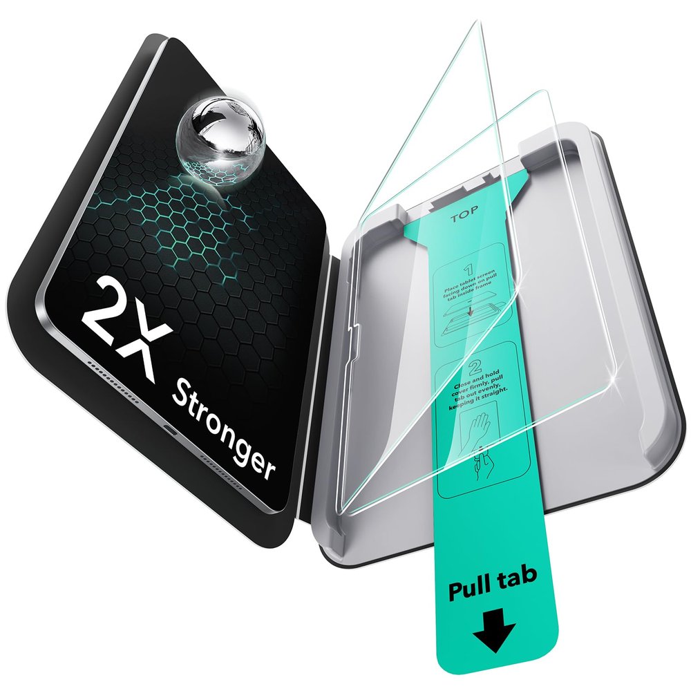 ESR 2-Pack Tempered Glass Screen Protector for iPad Pro 11-inch M5/M4