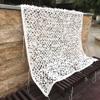 White Camouflage Sunshade Net, 2 x 8 m, Bundeswehr-Style view 2