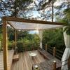 White Camouflage Sunshade Net, 2 x 8 m, Bundeswehr-Style view 4