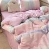 AShanlan Rainbow Pink Girls' Bedding Set, 155 x 220 cm view 3