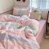 AShanlan Rainbow Pink Girls' Bedding Set, 155 x 220 cm view 4