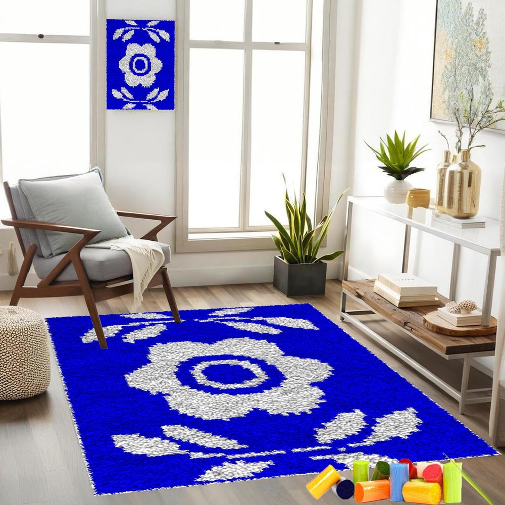 Latch Hook Rug Kit for Adults, 55 x 75 cm