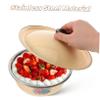 Abaodam Vintage Stainless Steel Mixing Bowl, 2,000 ml view 3