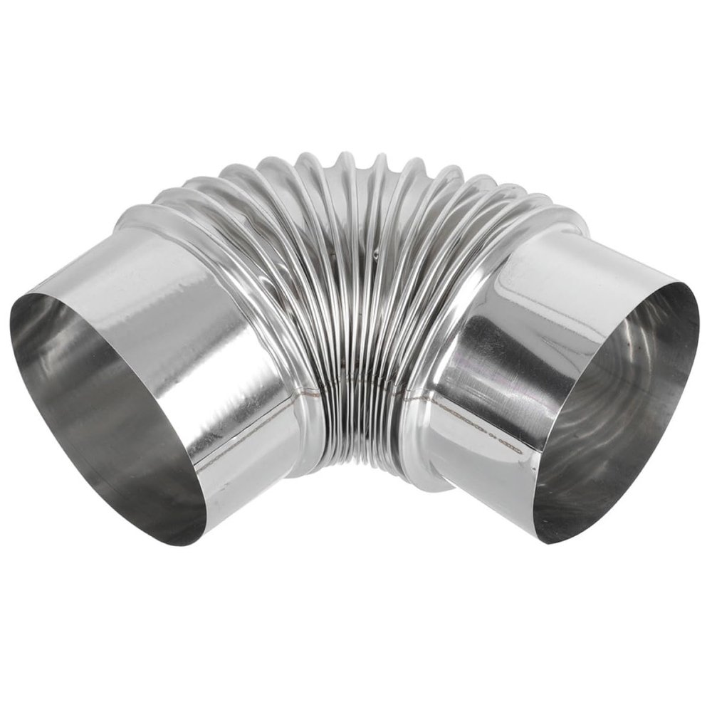 Holibanna Stainless Steel Chimney Exhaust Elbow Pipe