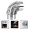 Holibanna Stainless Steel Chimney Exhaust Elbow Pipe view 2