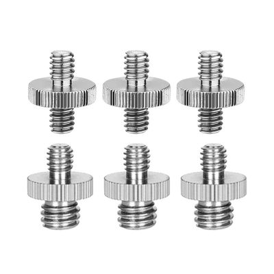 OZXJW 1/4-Inch Male to 1/4-Inch and 3/8-Inch Female Camera Screw Adapter, 1-Pack