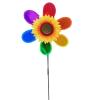 Sunflower Wind Spinner 63 cm, Reflective Decorative Pinwheel view 1