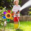Sunflower Wind Spinner 63 cm, Reflective Decorative Pinwheel view 2