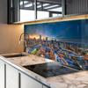 Myphotostation 122 x 61 cm Modern City Lights at Dusk Glass Backsplash view 3
