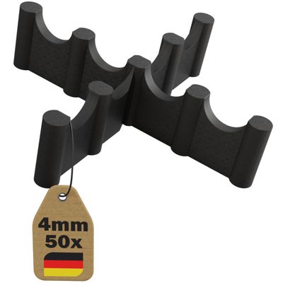 FUX Patio Slab Spacer Crosses, 50 Pack – 4 mm, 15 mm High