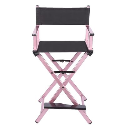 MZBDYYF Portable Folding Aluminum Chair, Professional Makeup Artist Chair with Durable Frame and Quick-Folding Design for Film Sets, Salons, and Events
