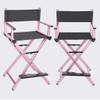MZBDYYF Portable Folding Aluminum Chair, Professional Makeup Artist Chair with Durable Frame and Quick-Folding Design for Film Sets, Salons, and Events view 2