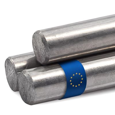 Stahl-Shop24 Stainless Steel Round Bar, 16 mm x 500 mm, V2A 1.4301, Bright Finish