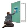 Flush-Mount Gypsum Board Access Panel with Aluminum Frame, Right-Hand Lock, 300 x 600 mm view 1