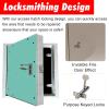 Flush-Mount Gypsum Board Access Panel with Aluminum Frame, Right-Hand Lock, 300 x 600 mm view 3