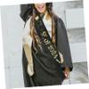 Mobestech 12 Black Satin Graduation Sashes with Shoulder Straps view 4