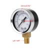 KONGMM Pressure Gauge, Utility Gauge, 0–30 psi / 0–2 bar Low-Pressure Hydraulic Dual-Scale Gauge, 1/8" BSPT Thread for Fuel view 2