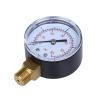 KONGMM Pressure Gauge, Mini Vacuum Gauge BlkSteel 1/4 Center Back -30 inHg/0 PSI Pressure Tester view 2