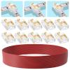 LYGKJ 10-Pack 10 mm 2-Pin COB/SMD LED Connectors, Transparent, with 20 m 22 AWG LED Cable view 1
