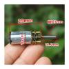 OOYIALET DC 3V–12V N30 Gear Motor, 4.2V/5V/6V/9V, 80–320 RPM, Electronic Starter, Slow Speed, High Torque, for DIY Robot Car Models view 3