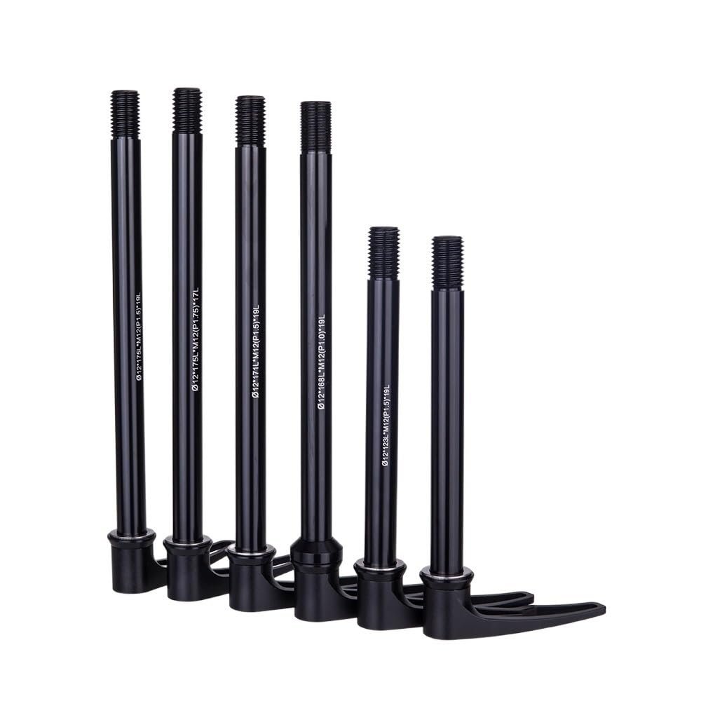 Bicycle Quick-Release Thru-Axle, 12 x 171 mm, M12 x 1.5 x 19 mm