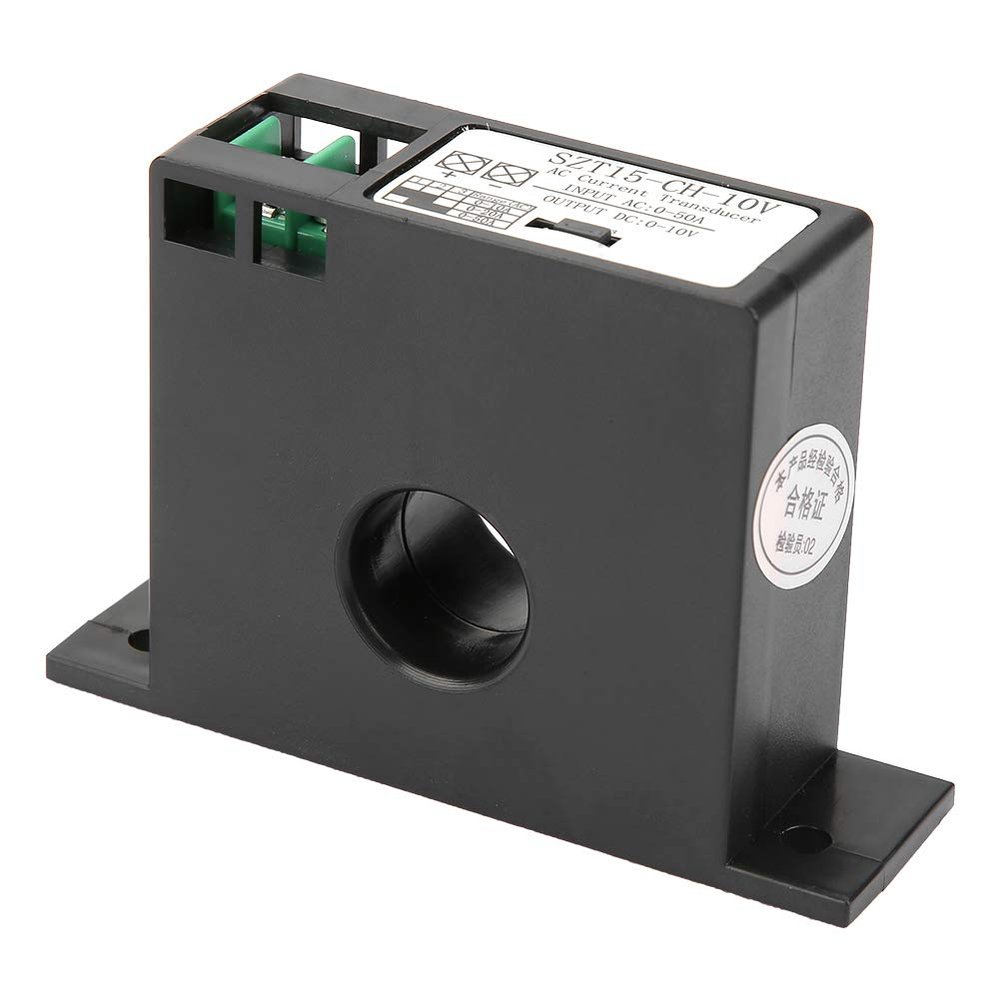 High-Precision AC Current Monitoring, 0–50 A to 0–10 V