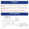 1/2 pcs Rubber Synchronous Belt HTD8M 576–608 mm, 8 mm Pitch, 20/30/40 mm Width (8M 576, 72 Teeth, 2 pcs, 40 mm) view 3