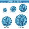 Blue Water Wave Stretch Covers, Reusable, 5 Sizes, 5-Pack view 3
