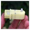 QMIQXIWS DC 5V/6V Worm Gear Motor, 60–70 RPM, Quiet Gearbox, D-Shaft view 3