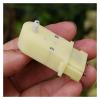 QMIQXIWS DC 5V/6V Worm Gear Motor, 60–70 RPM, Quiet Gearbox, D-Shaft view 4