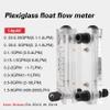 IndusTradCorp LZM-15ZT Float Flow Meter, Adjustable Acrylic Rotameter, Panel-Mount Water Flow Meter (16–160 L/h) view 4