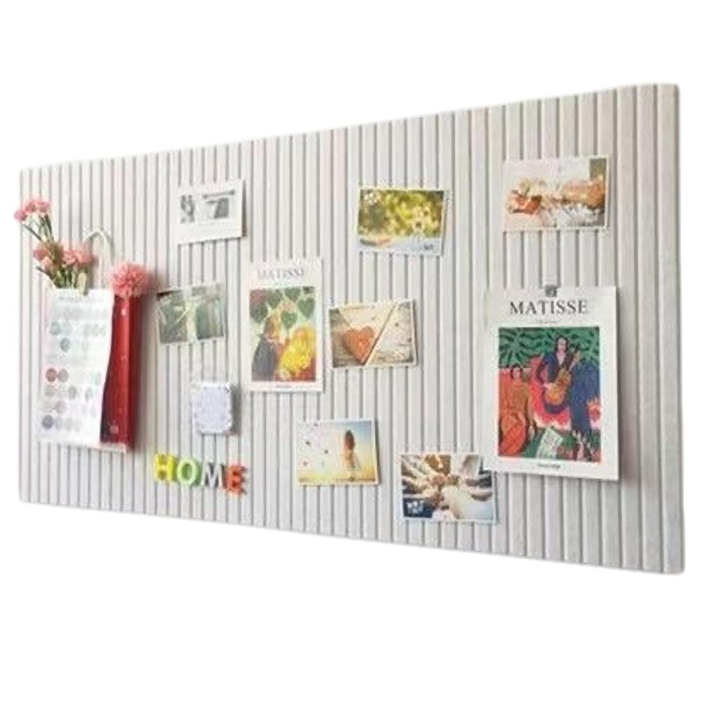 XIUCAI Versatile Felt Bulletin Board for Home and Office, White Gray, 30 x 40 cm