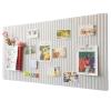 XIUCAI Versatile Felt Bulletin Board for Home and Office, White Gray, 30 x 40 cm view 1