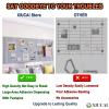 XIUCAI Versatile Felt Bulletin Board for Home and Office, White Gray, 30 x 40 cm view 3