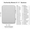 MoKo Tablet Sleeve for 9–11-Inch Tablets, Slim Protective Case for iPad/Galaxy view 2