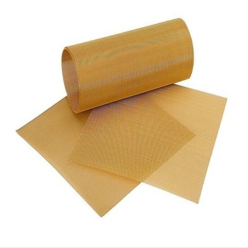 Brass Mesh 60 Mesh (0.15 mm Wire) x 100 mm CuZn36 CW507L, 1 Meter