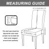 Gray and Yellow Chair Covers, Set of 4, Stretch Slipcovers view 2