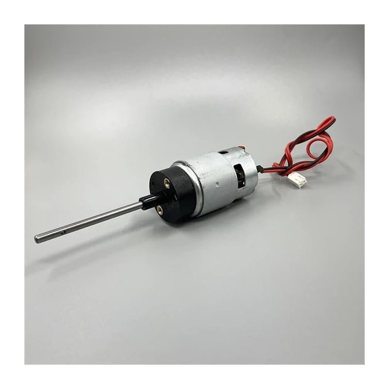 High-Power Small RS-755 Electric Starter Motor, DC 12V/12.5V, 7,000 RPM, High Torque, 87 mm Long Shaft, with Cooling Fan, DIY
