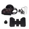 JVRWSC Front 2-Low Transmission Gearbox with Overdrive Gear Upgrade for Axial SCX10 II/III, Capra, TRX-4 1/10 LCG RC Cars, Black view 1
