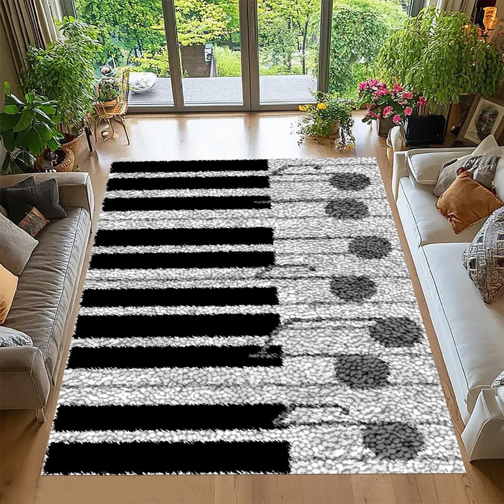 Tehocwiz DIY Latch Hook Rug Kit, 110 x 140 cm, Latch Hook Set for Beginners and Adults