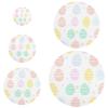 Easter Egg Pastel Silhouette Bowl Covers, 5-Piece Set view 1