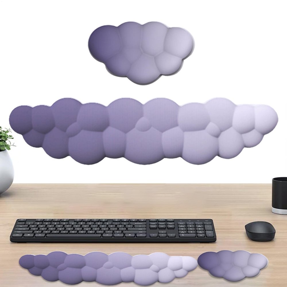 Cloud Keyboard Wrist Rest with PU Leather Memory Foam