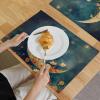 Moon Design Placemats, Set of 4, 30 x 45 cm, Non-Slip, Heat-Resistant view 3