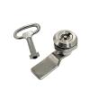 KLNCXC Cabinet and Furniture Cam Lock, 1 Set, Stainless Steel, 18 mm, with Keys view 1