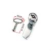 KLNCXC Cabinet and Furniture Cam Lock, 1 Set, Stainless Steel, 18 mm, with Keys view 3